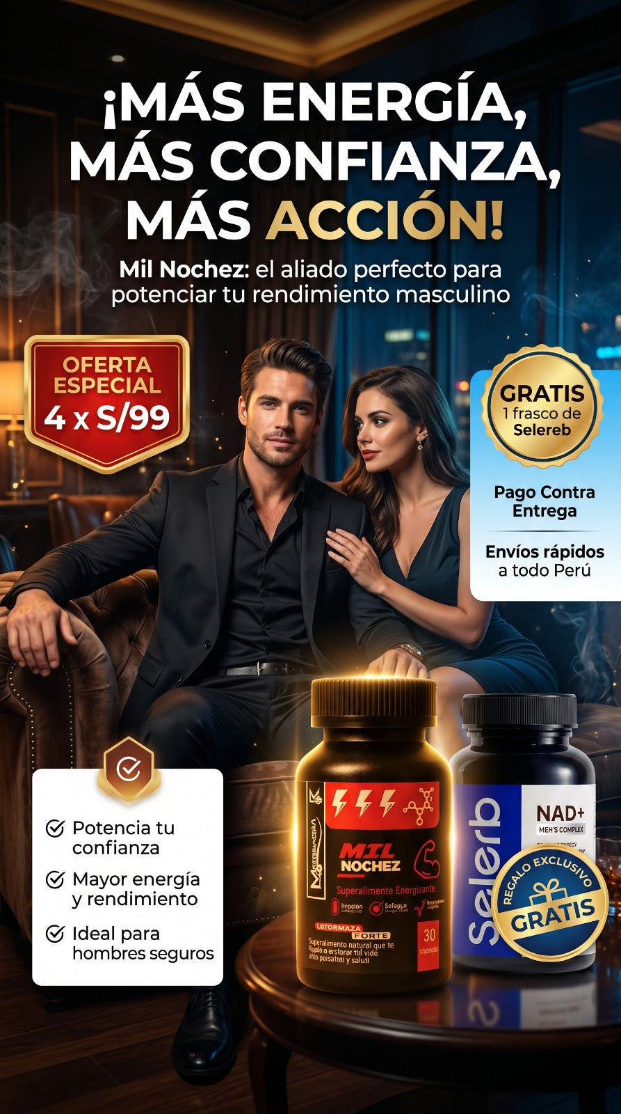 Mil nochez Energizante masculino