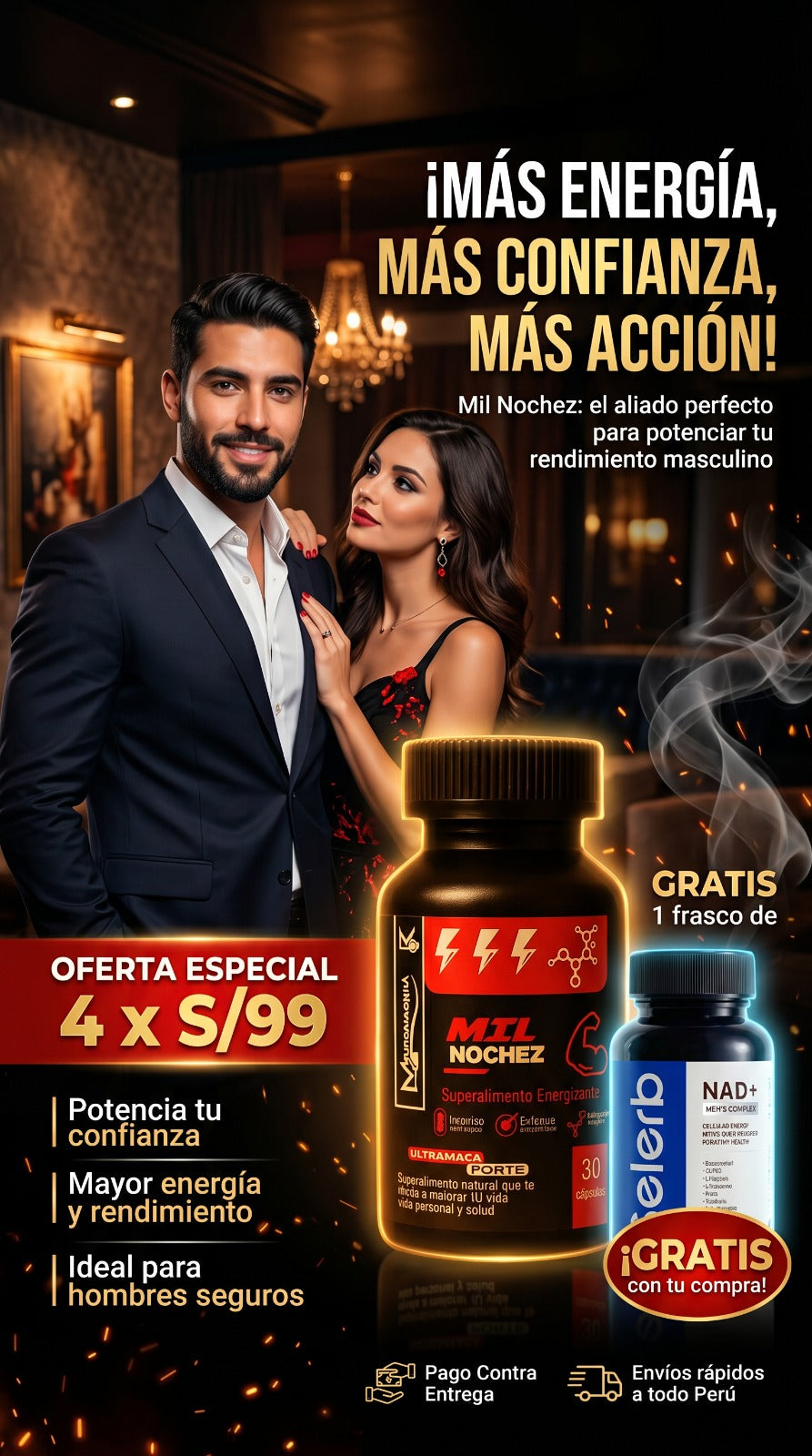 Mil nochez Energizante masculino