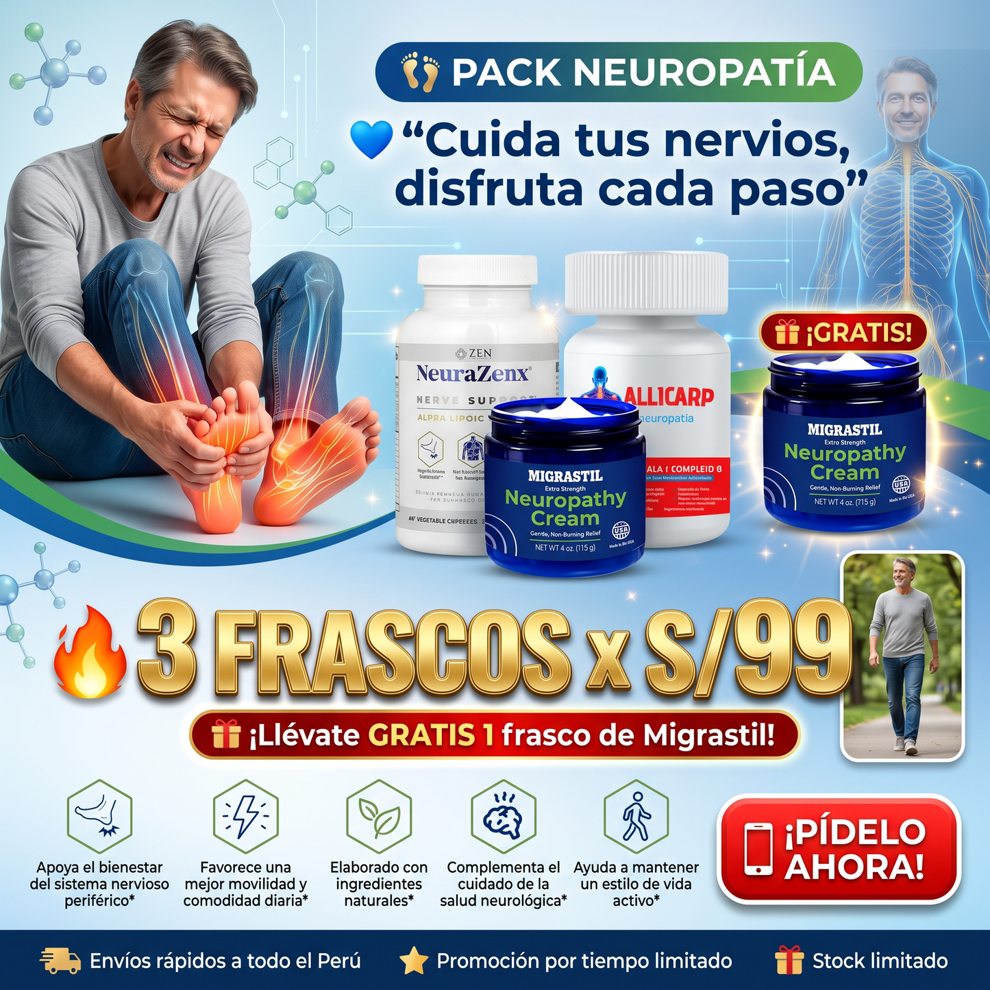 PACK NEUROPATIA X3