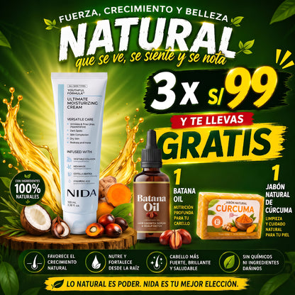 Nida Youthful formula Koreana exclusiva + Batana